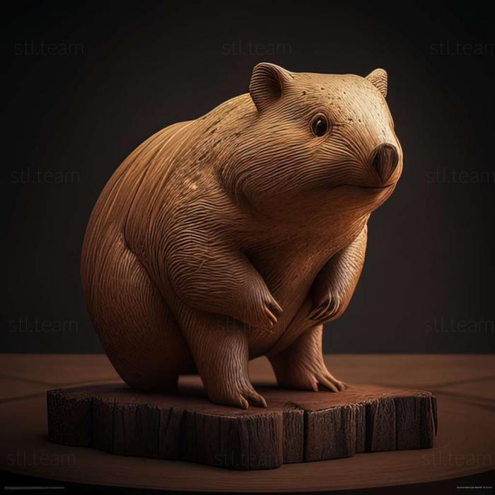 3D model Wombat (STL)